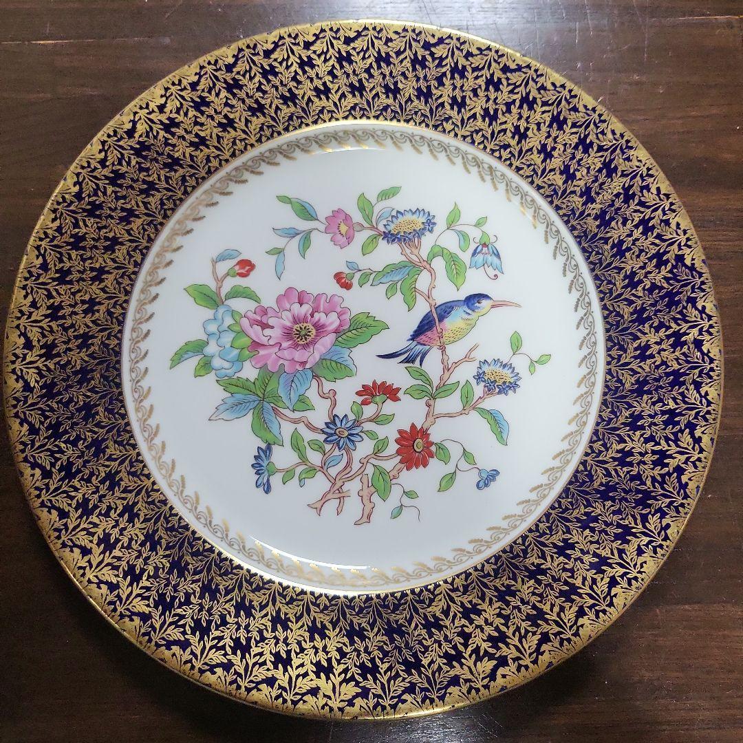 エインズレイ　花鳥　飾り皿　6枚セット