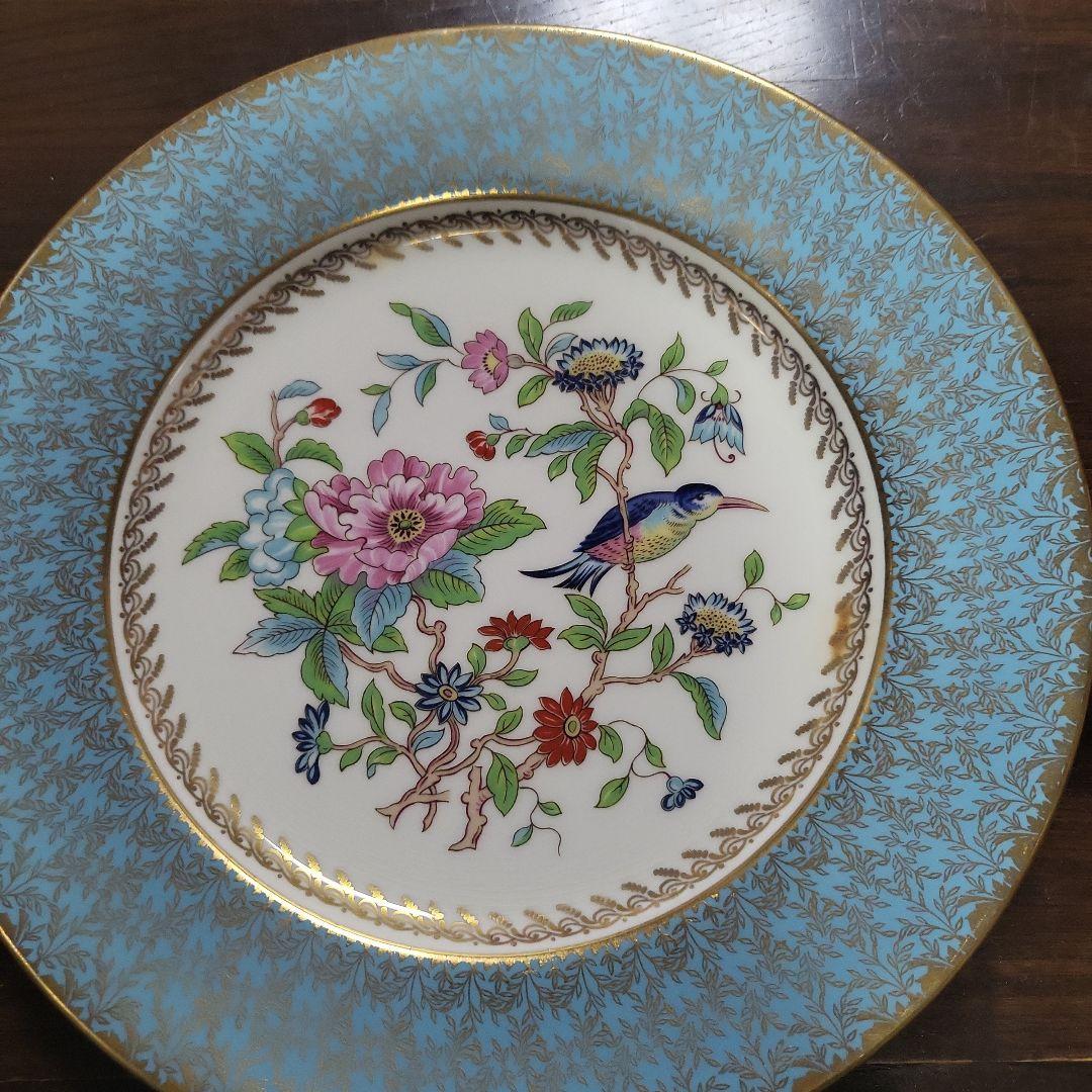 エインズレイ　花鳥　飾り皿　6枚セット