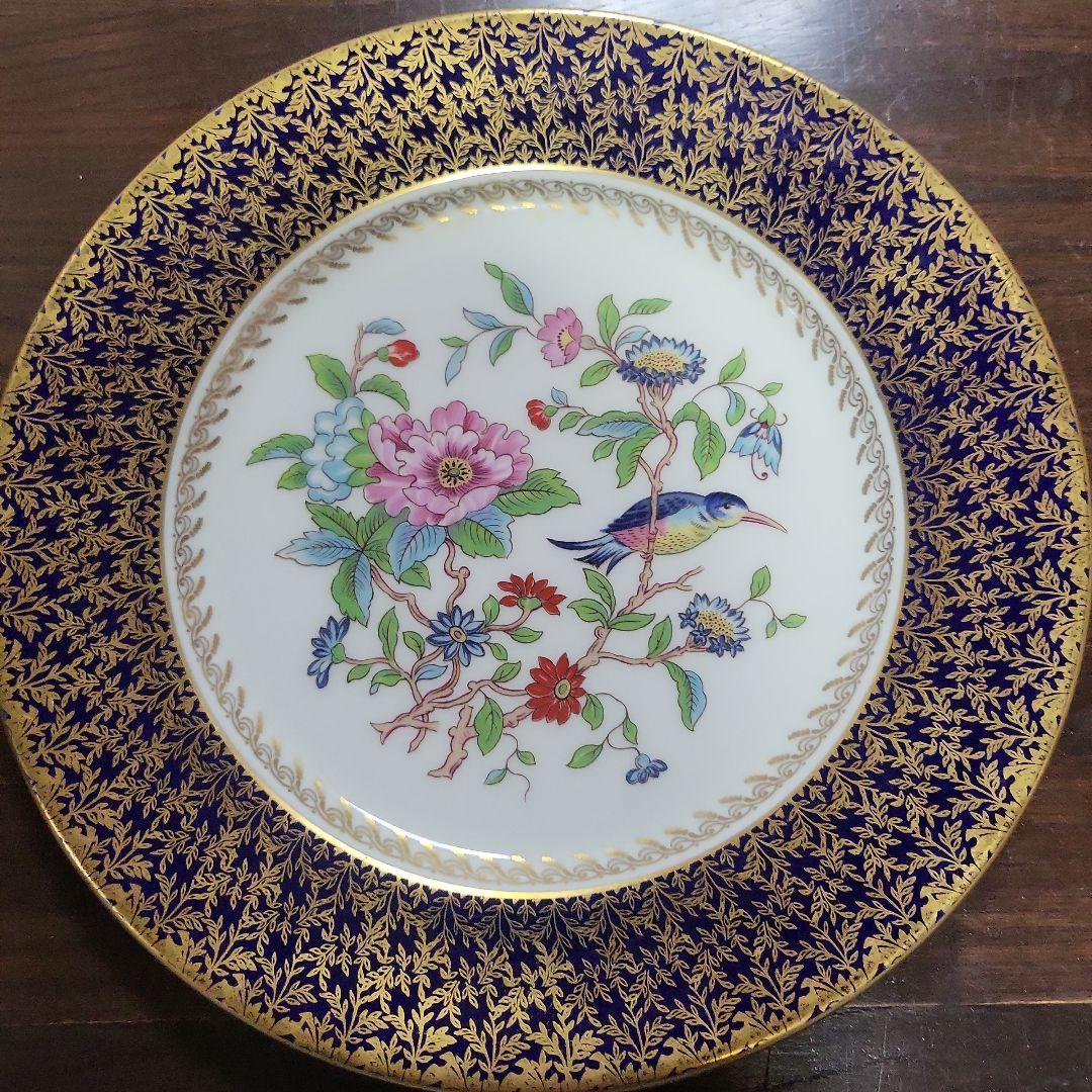 エインズレイ　花鳥　飾り皿　6枚セット
