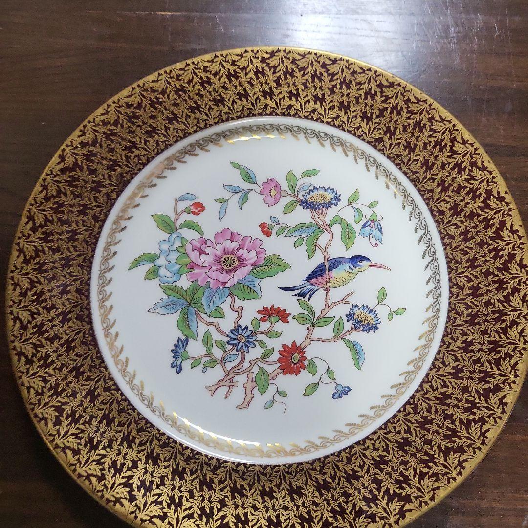 エインズレイ　花鳥　飾り皿　6枚セット