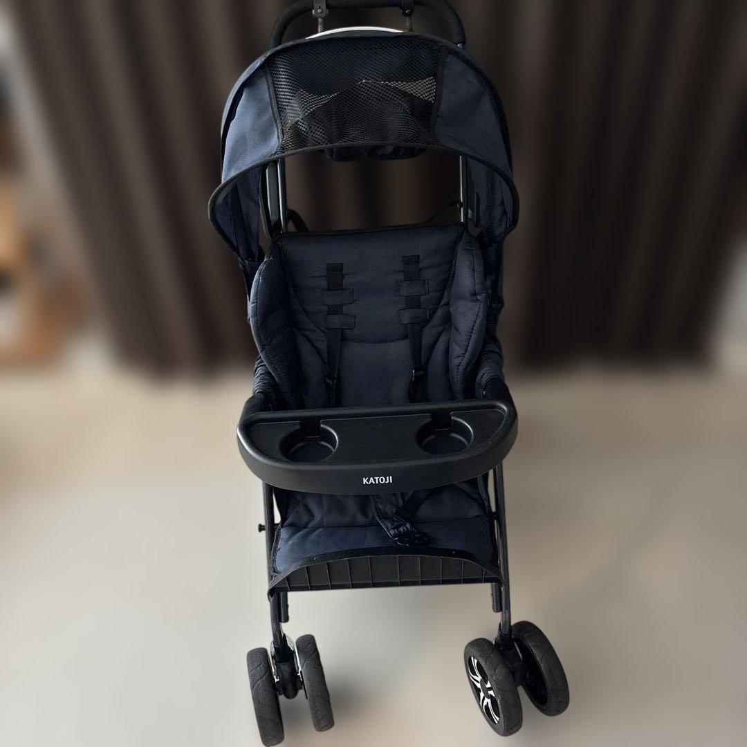 KATIDI 二人乗りベビーカー　二人でゴー　説明書付き