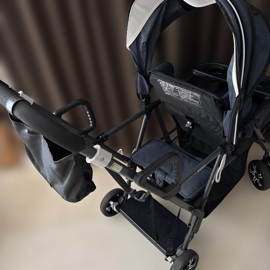 KATIDI 二人乗りベビーカー　二人でゴー　説明書付き