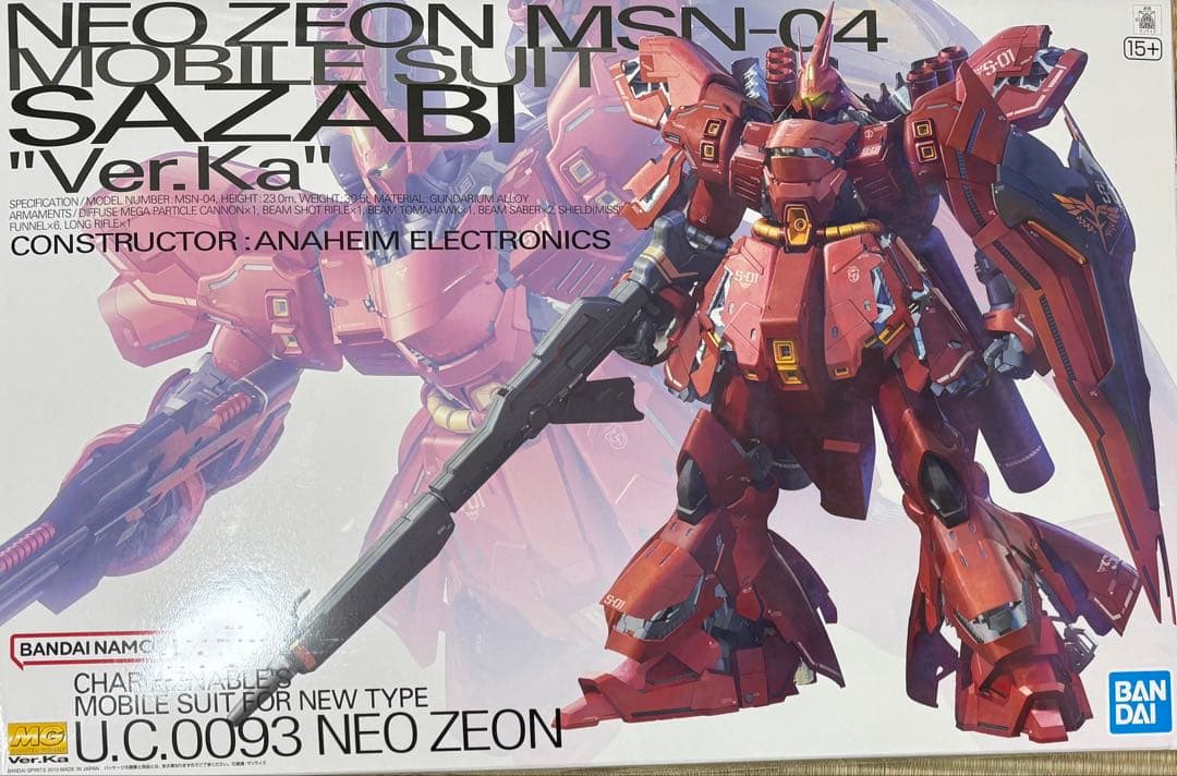 い*し様 MG MSN-04 サザビー Ver.Ka 1/100 新品未開封