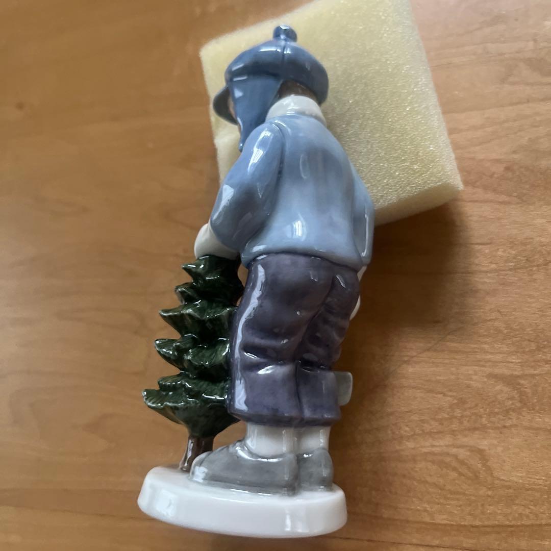 【希少・美品】ロイヤルコペンハーゲン　子供 クリスマス　陶器 置物
