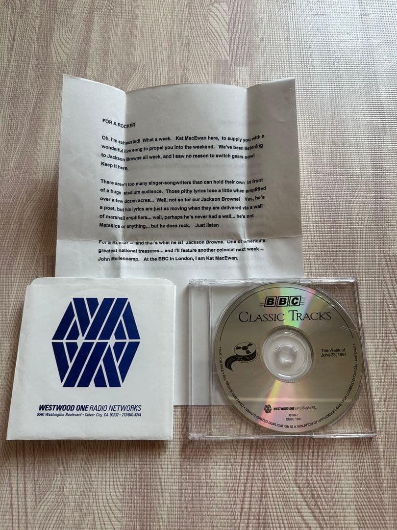 ジャクソンブラウン　コレクターズアイテム