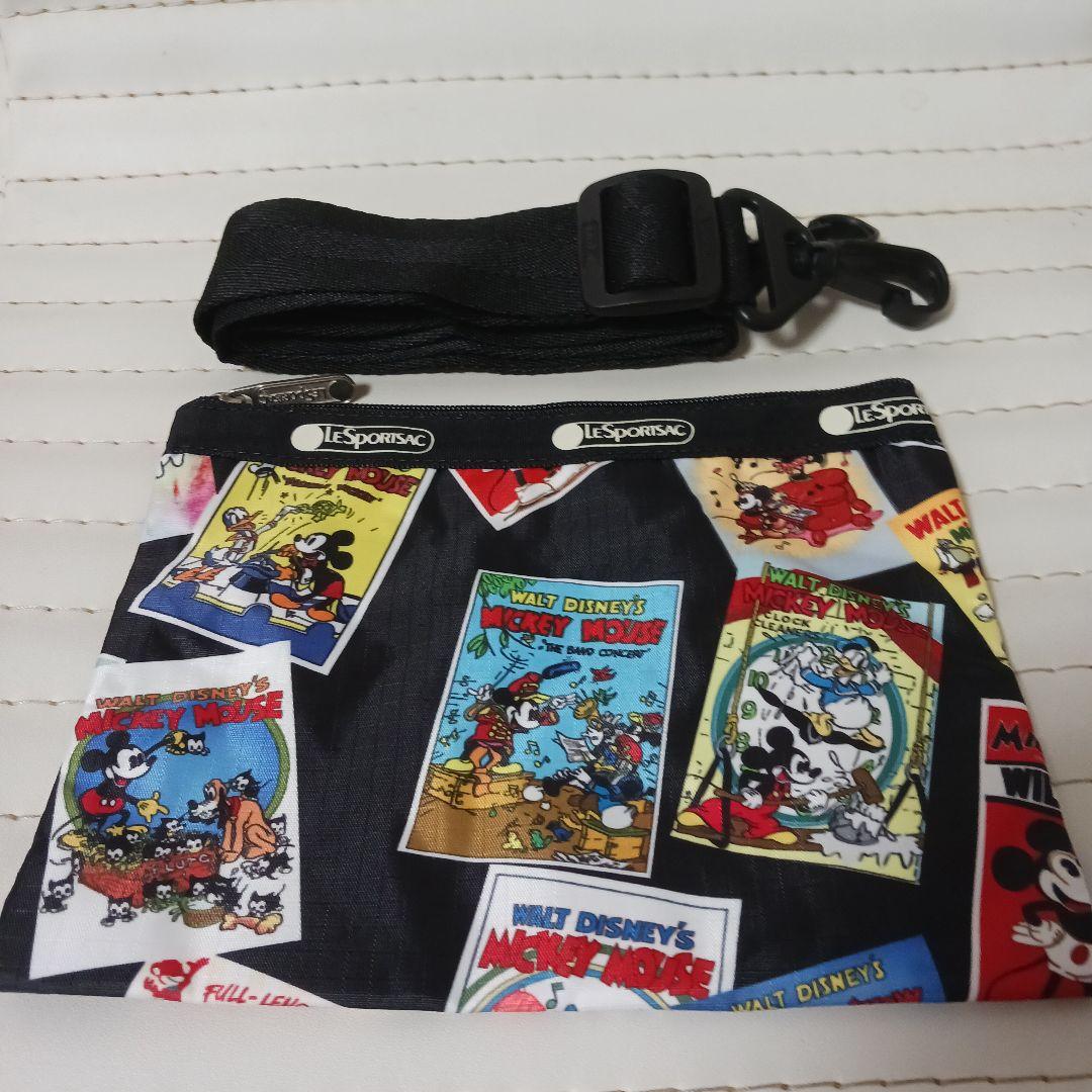 2647　レスポートサック　ボストンバッグ　ディズニー　ポーチ付　未使用