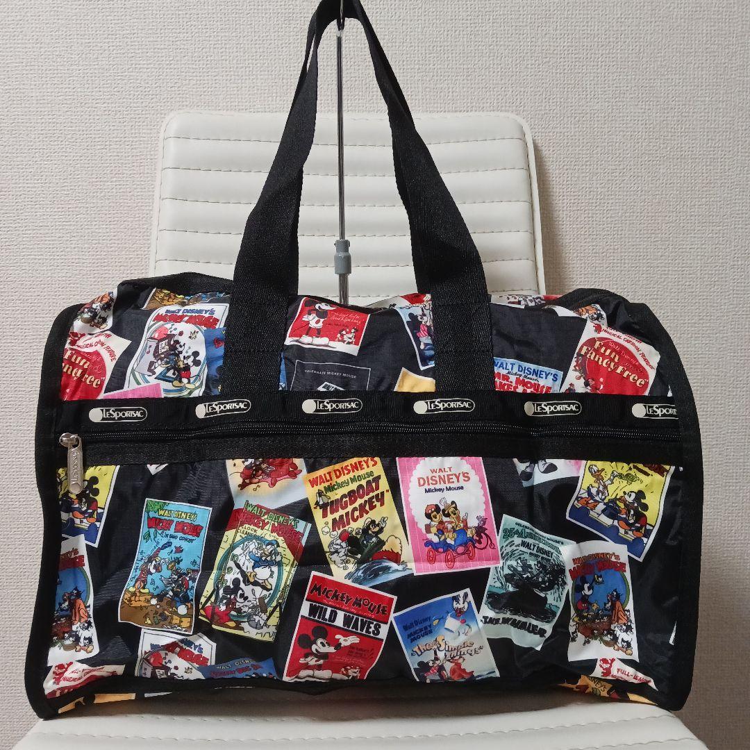 2647　レスポートサック　ボストンバッグ　ディズニー　ポーチ付　未使用