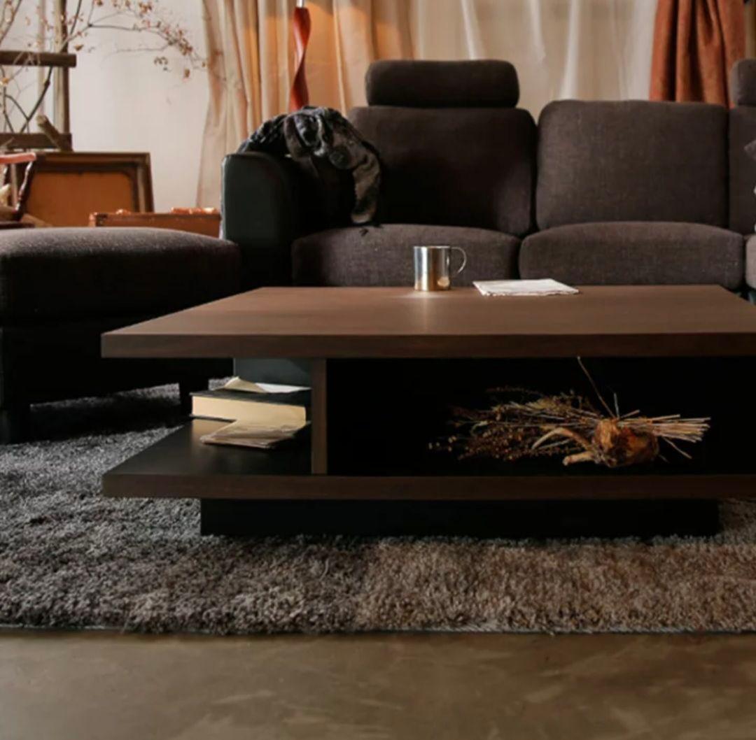 LOWYA（ロウヤ）ローテーブル　リビングテーブル　ウォルナット