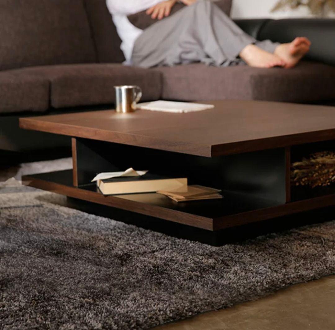 LOWYA（ロウヤ）ローテーブル　リビングテーブル　ウォルナット