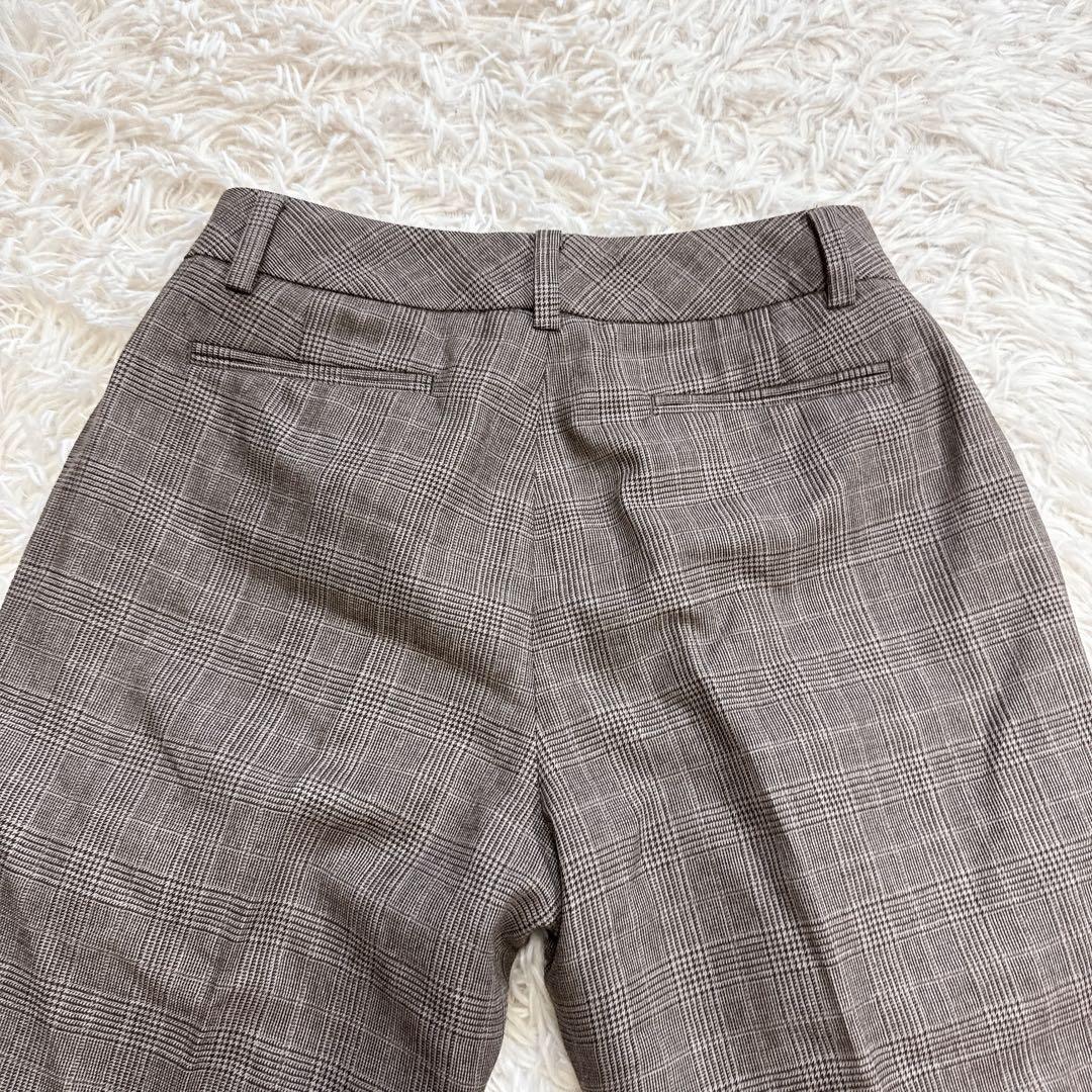 【美品】ブルックスブラザーズ セットアップスーツ パンツ ブラウン チェック 6