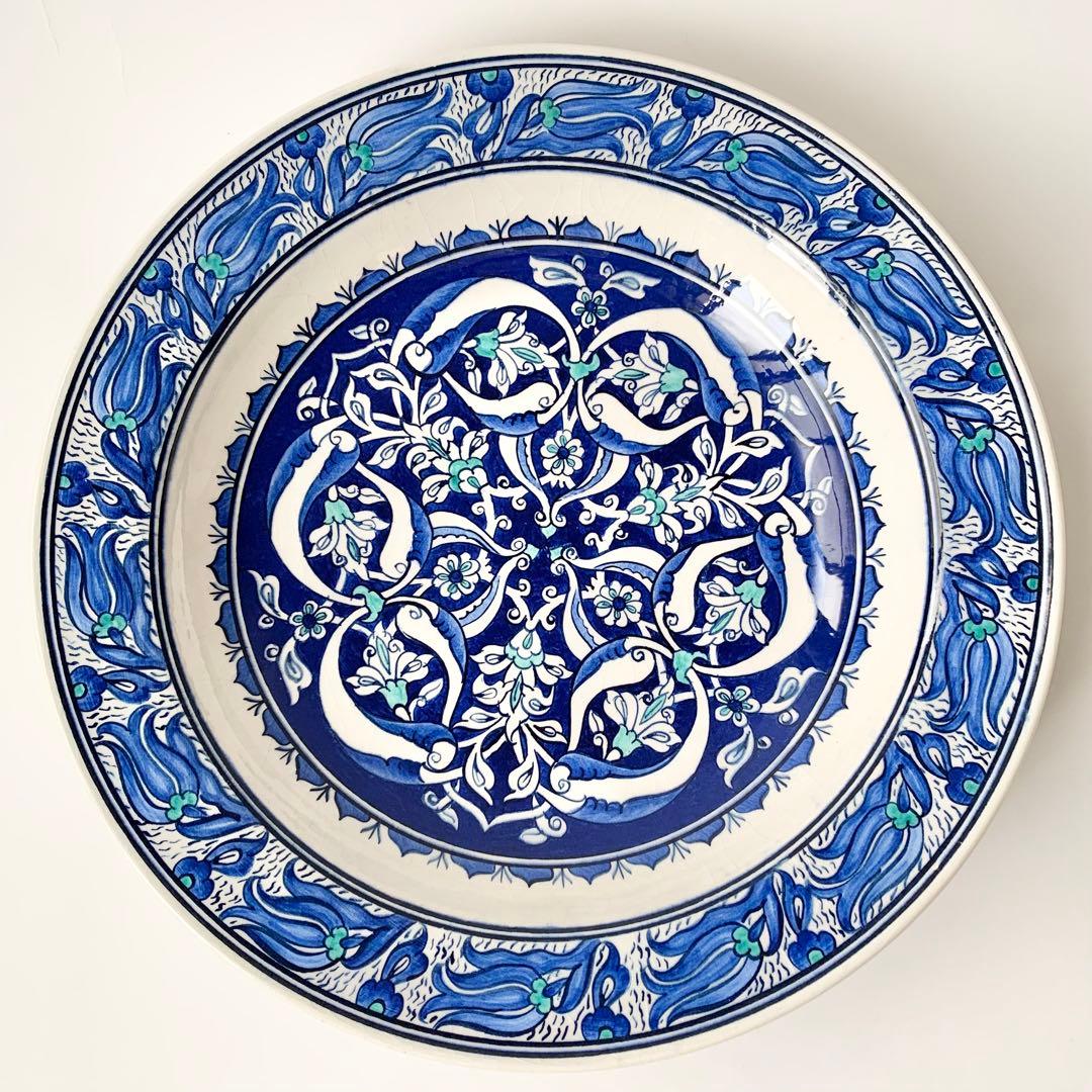 トルコ製　特大皿　特大ボウル　32.5cm