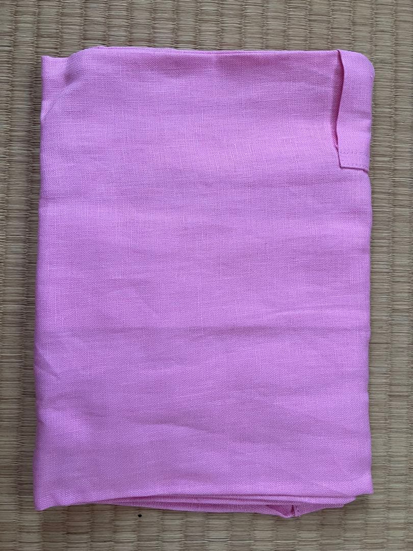 タキマキ　滝沢眞紀子　ピンク ストライプリボン エプロン