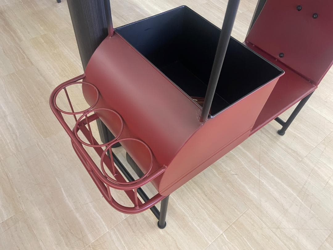 スクーター風キャビネット ラック オブジェ 花台 飾り棚 ラック バイク USA