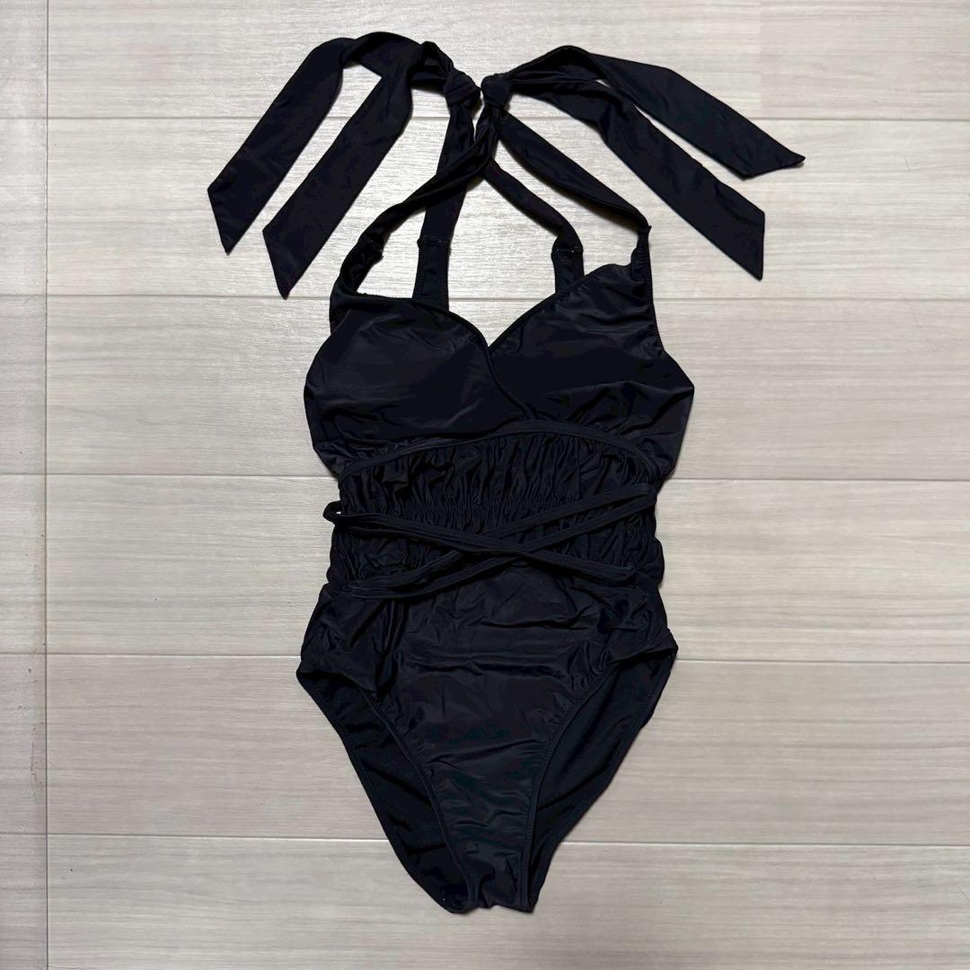 水着・ラッシュガード herlipto Corse Ribbon Swimsuit Black