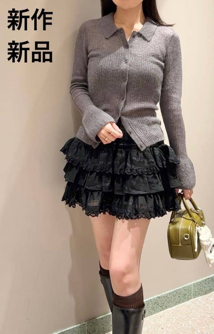 新品　完売商品　スナイデル♡ ラッフルティアードスカショーパン