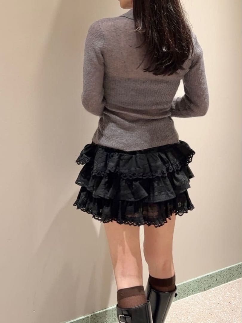 新品　完売商品　スナイデル♡ ラッフルティアードスカショーパン