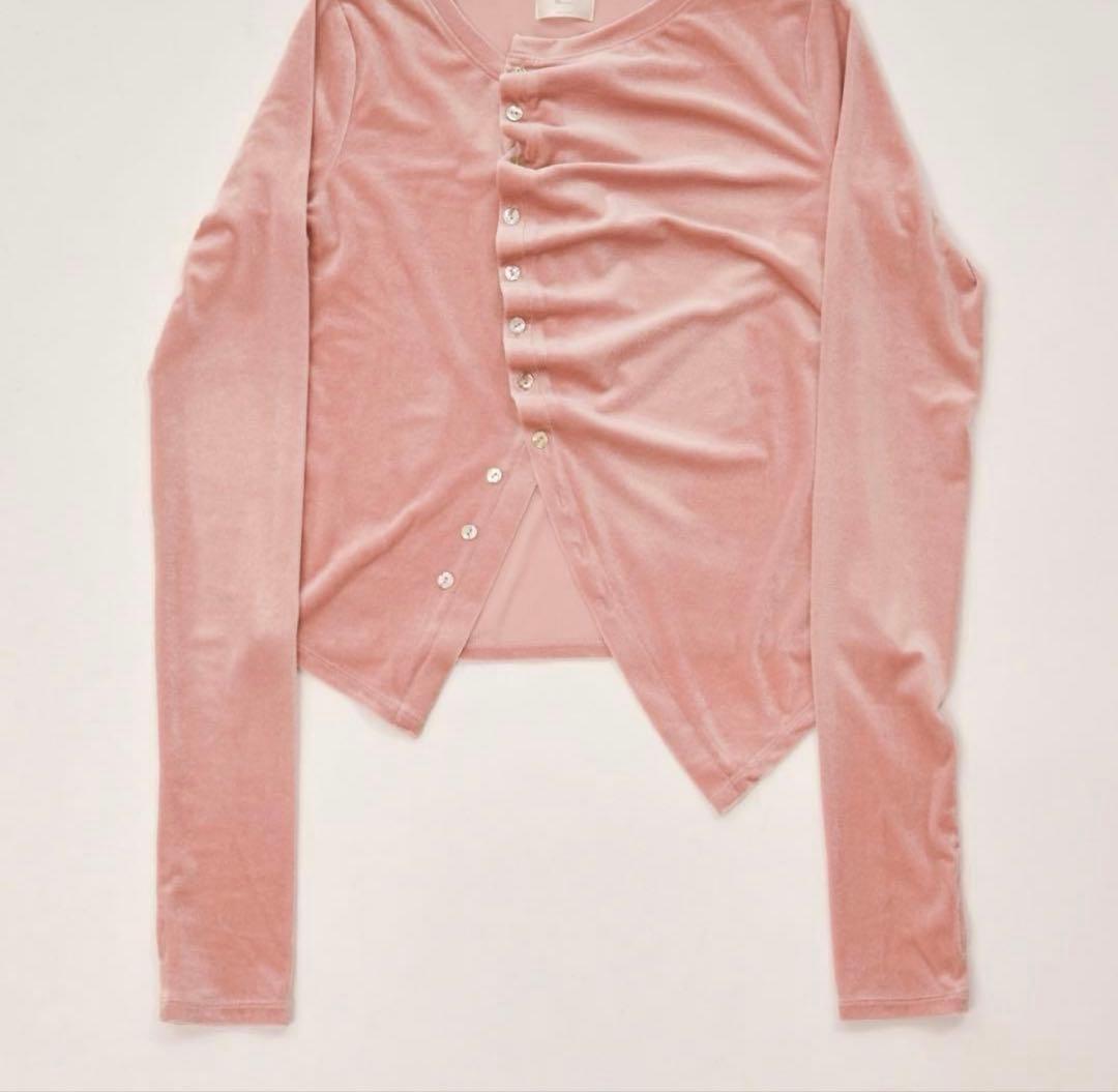 loin nuit ロワンニュイ アシンメトリータックトップス