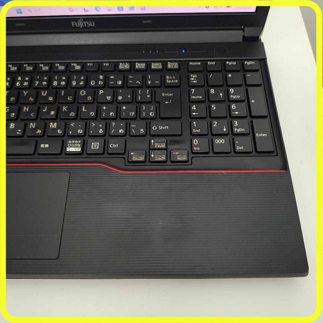 windows11　ノートパソコン⭐️SSD256GB　office　803