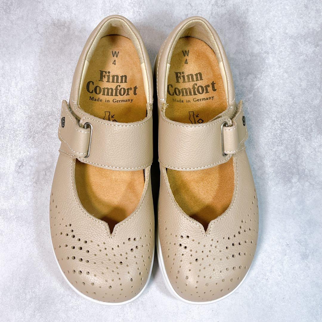 極美品【フィンコンフォート】ハドソン 4 ストラップ　レザー　ローリングソール