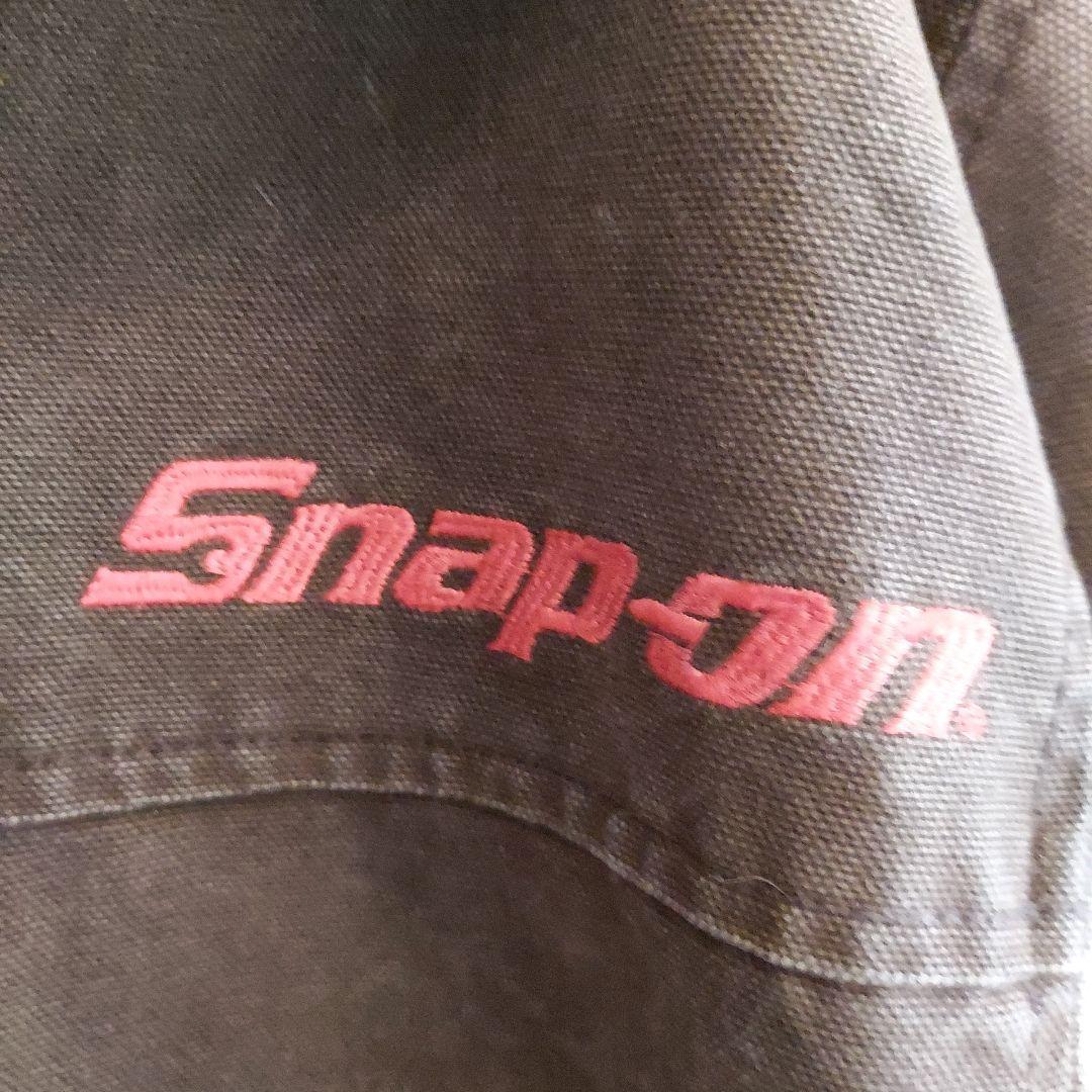 【Snap-on】スナップオン アクティブジャケット 刺繍 ダック地 XL 灰