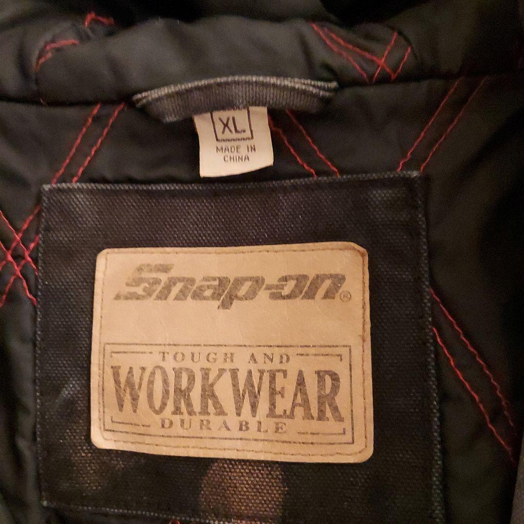 【Snap-on】スナップオン アクティブジャケット 刺繍 ダック地 XL 灰