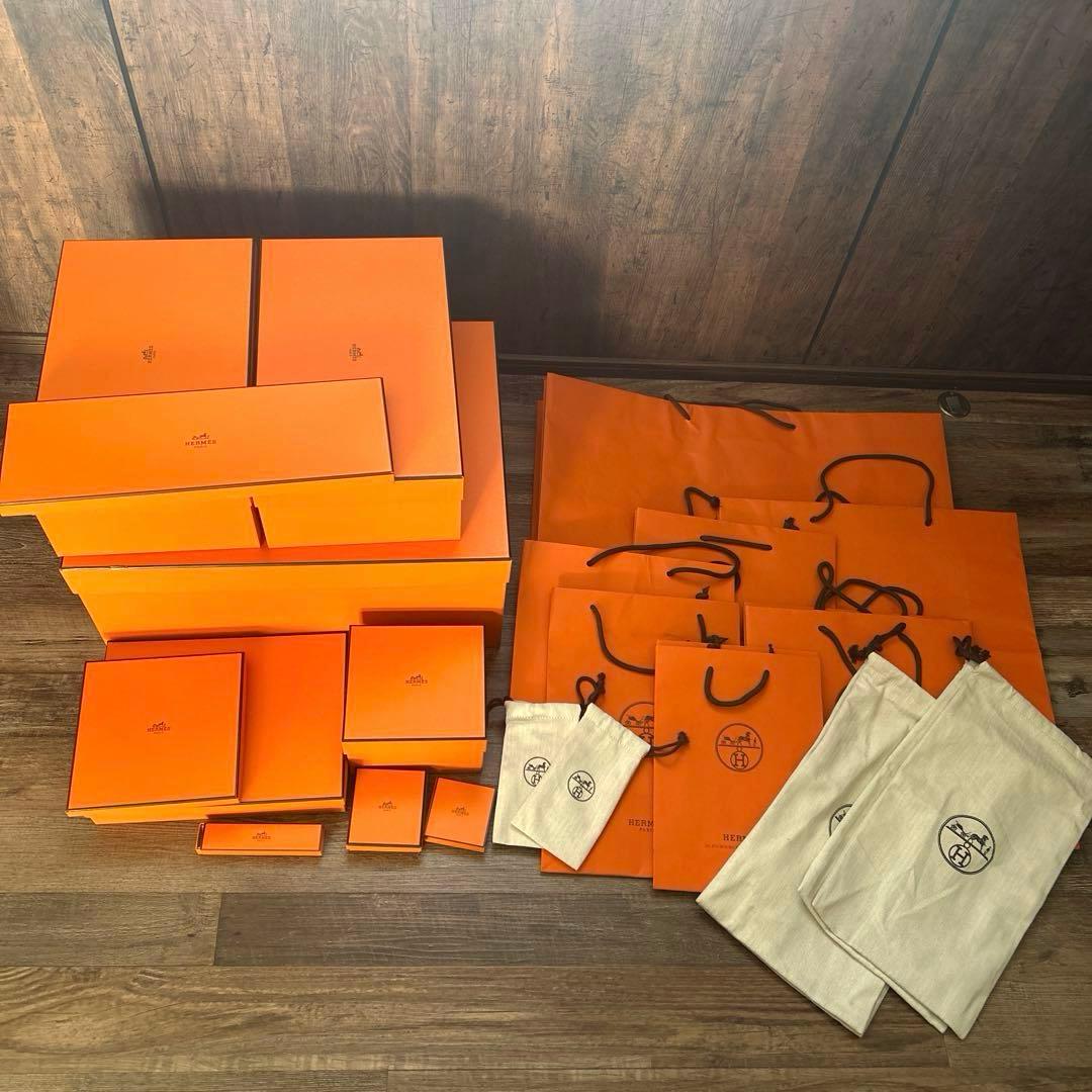 HERMES/エルメス ボックス　保存袋、リボン　まとめ売り　空箱　大箱