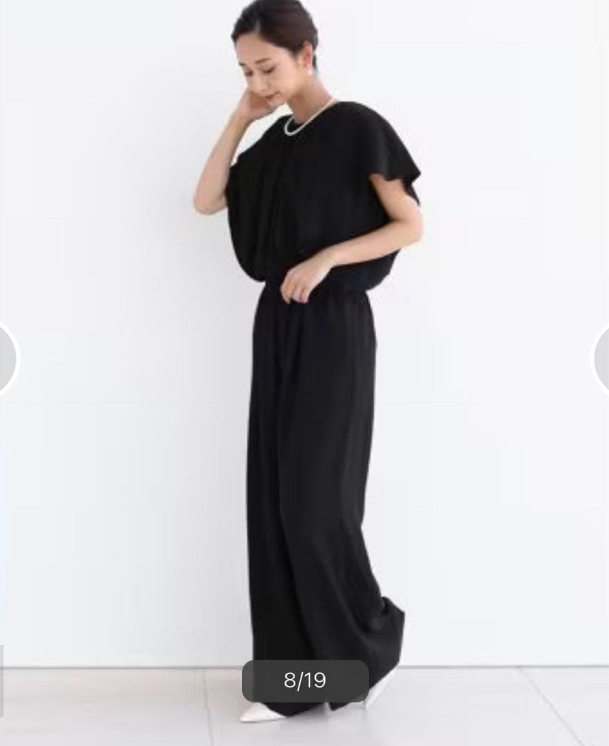 定価32000円◆新品タグ付き◆ヤマダヤ◆フレアスリーブオールインワン