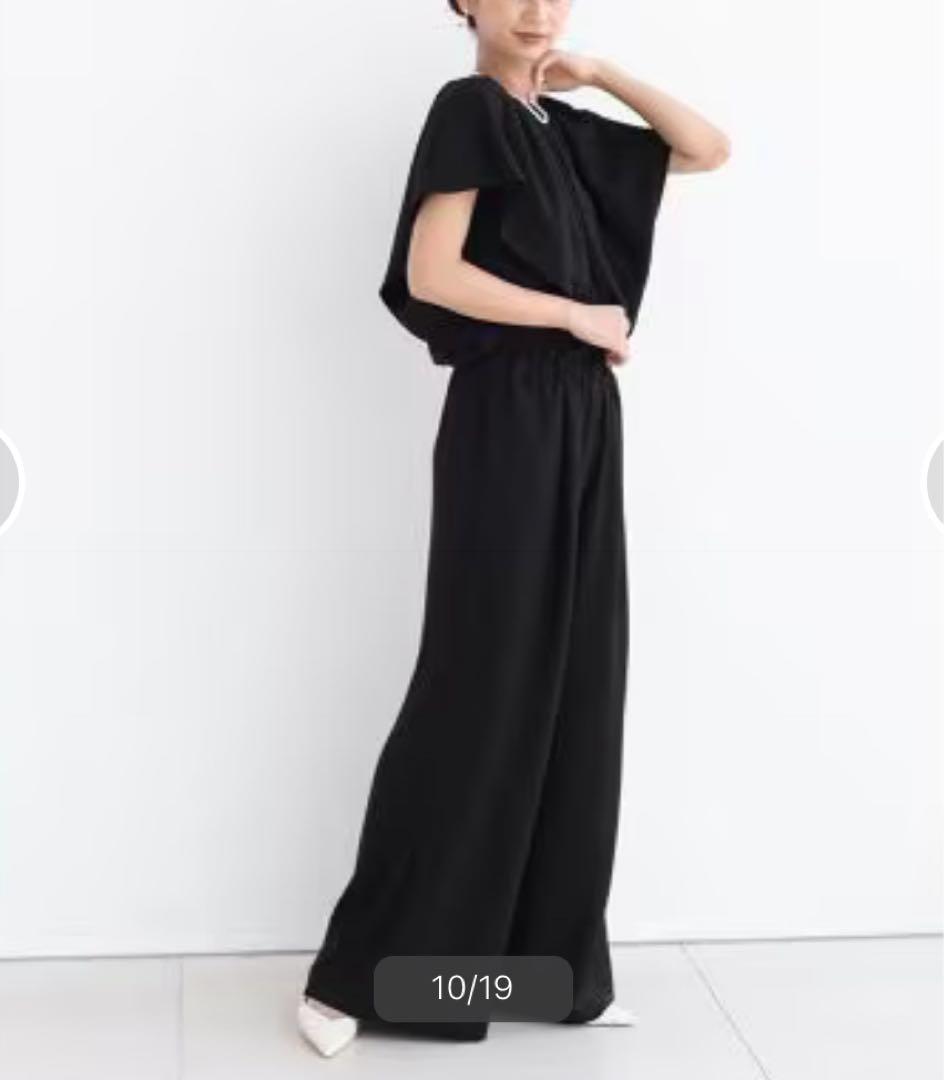 定価32000円◆新品タグ付き◆ヤマダヤ◆フレアスリーブオールインワン