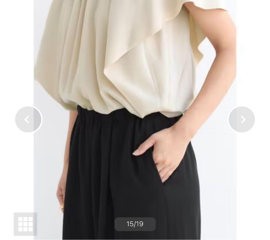 定価32000円◆新品タグ付き◆ヤマダヤ◆フレアスリーブオールインワン