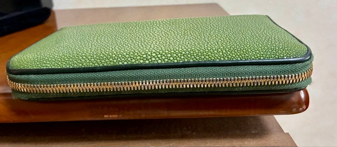 muta ムータ ガルーシャ 長財布 LARGE ZIP グリーン 付属品完備