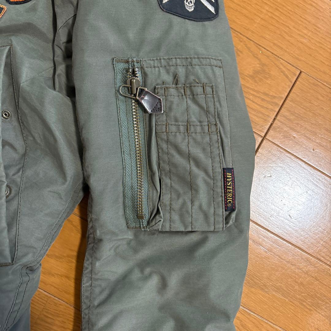 【ヒステリックグラマー】hysterics モッズコート カーキ