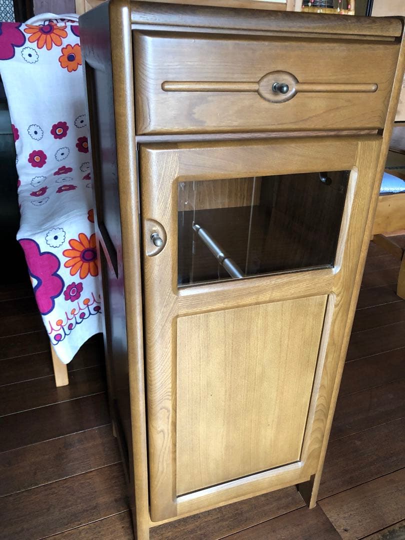 カリモク　電話台