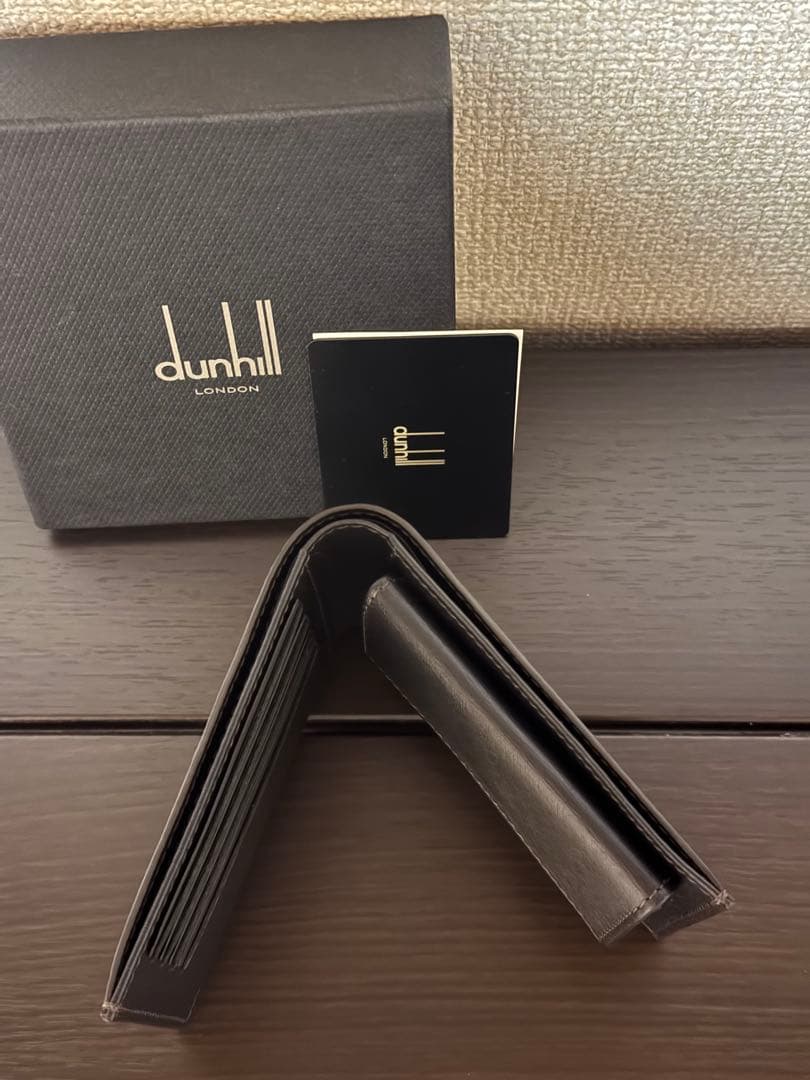 新品未使用　dunhill 二つ折り財布 ブラウンブラック