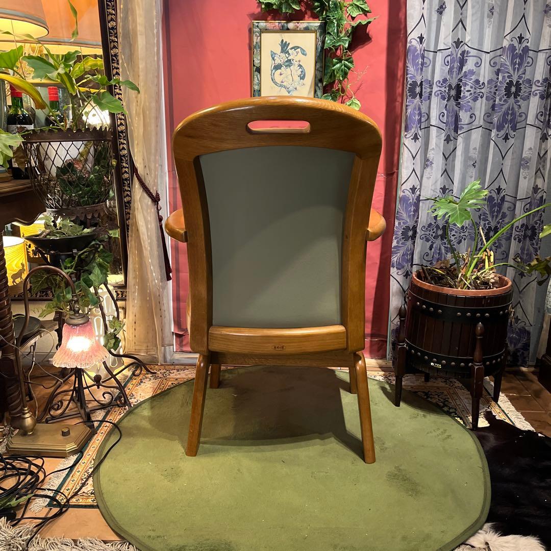 L 1 ヴィンテージ 浜本工芸 ロイヤル　３６０度回転　アームチェア