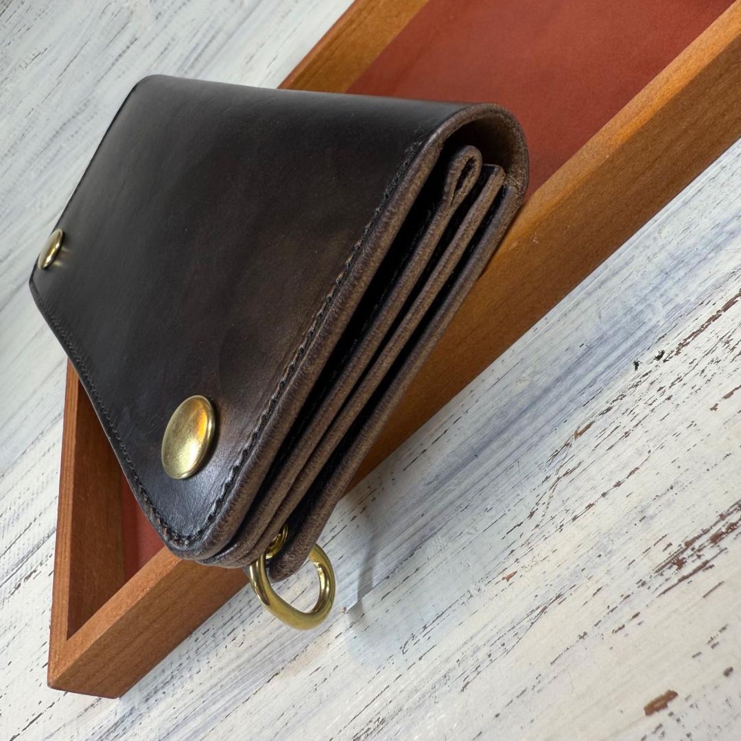 【トラッカーウォレット ロング3層】クロムエクセル universal ゴールド