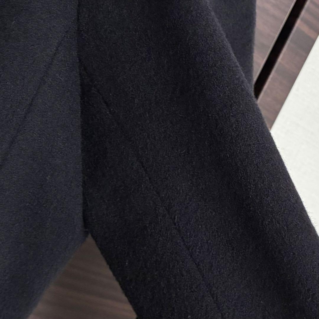 iCB ロングコート ウール チェスターコート 44 黒