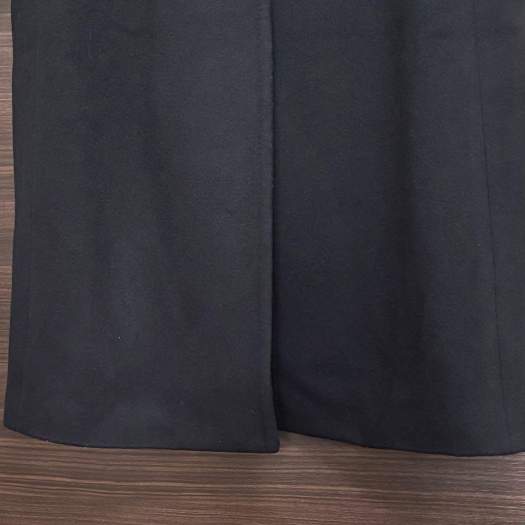 iCB ロングコート ウール チェスターコート 44 黒