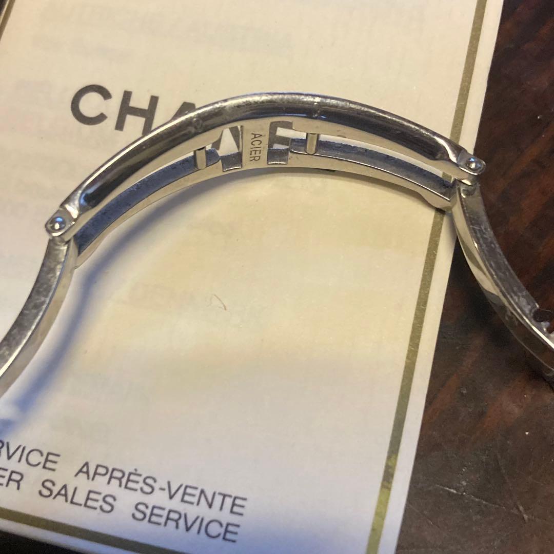 CHANEL シャネル　時計　クォーツ　マトラッセ　ステン　シルバー　レディース