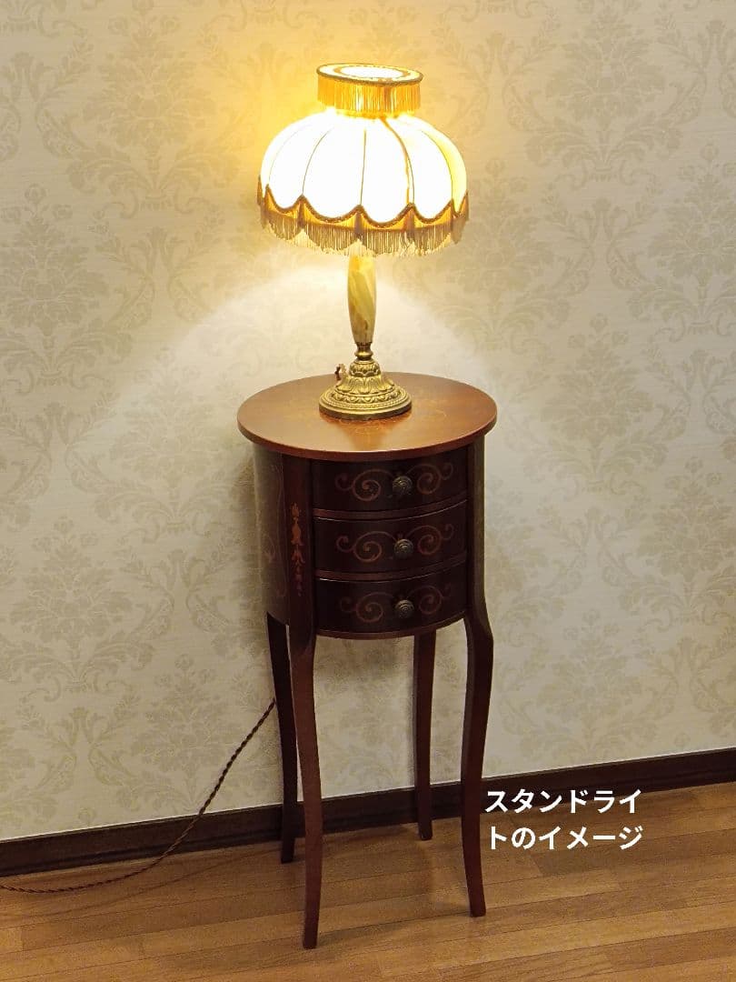 象嵌ベッドサイドテーブル②