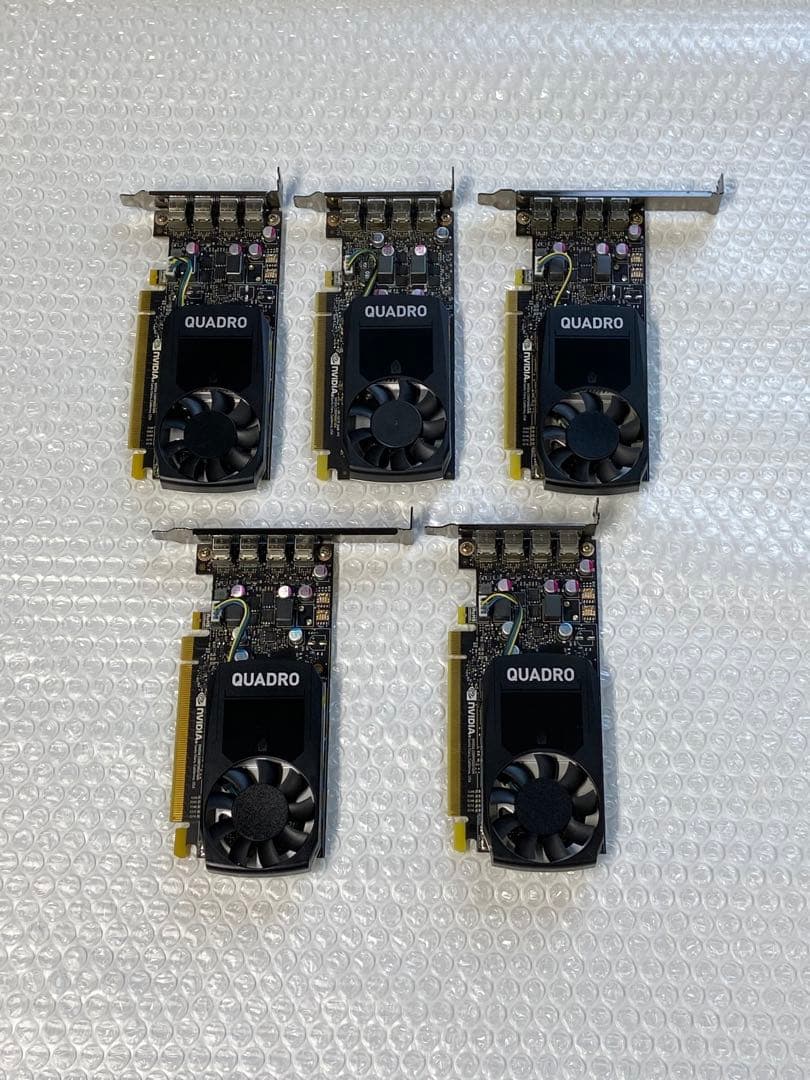 グラボ nVIDIA QUADRO P1000/3個 P600/2個 ジャン