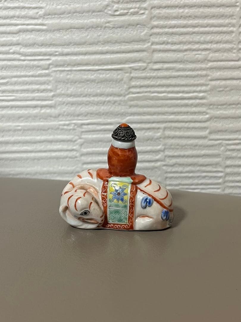 18世紀頃 象 タバコ瓶 磁器 アンティーク 希少
