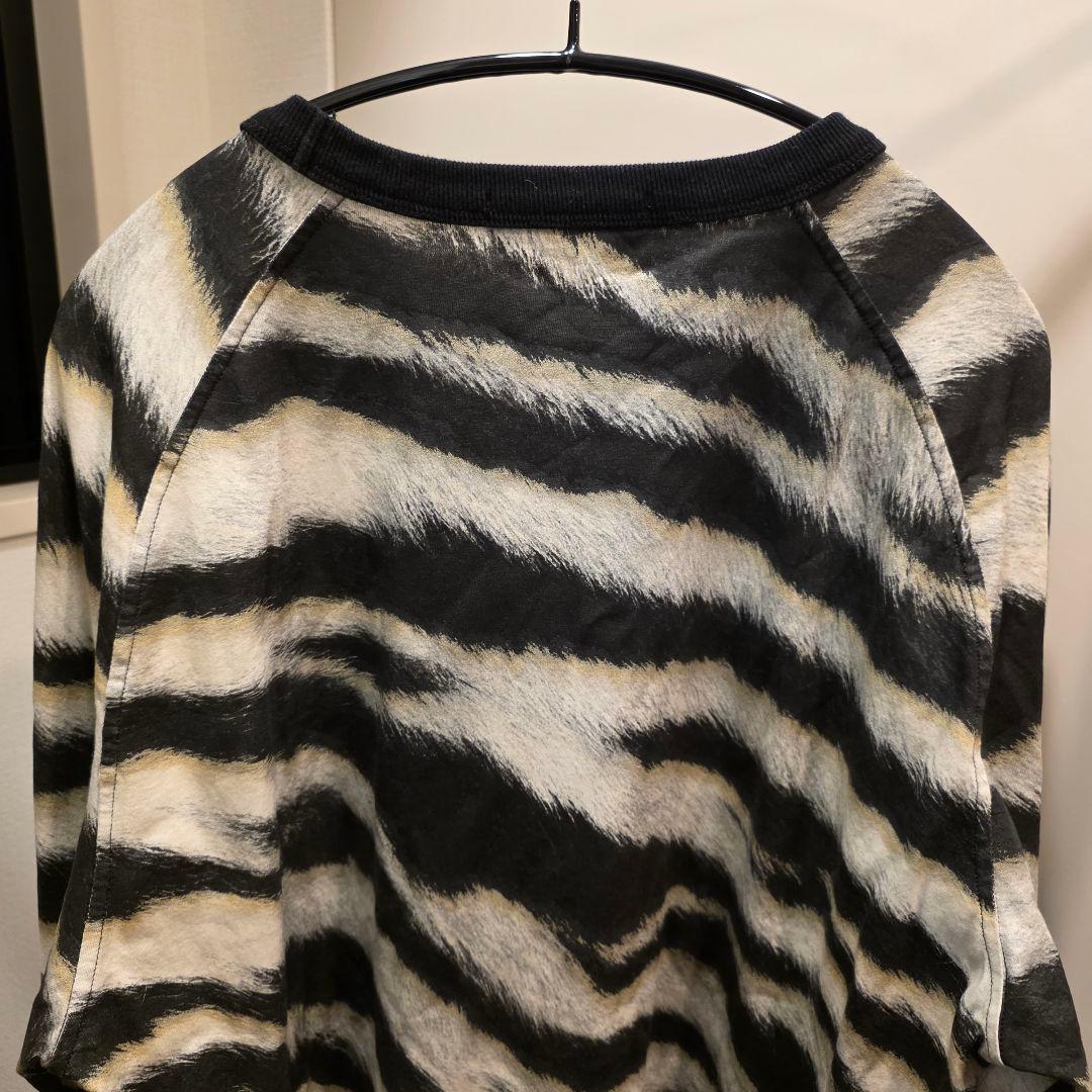 STONE  ゼブラ柄 長袖カットソー