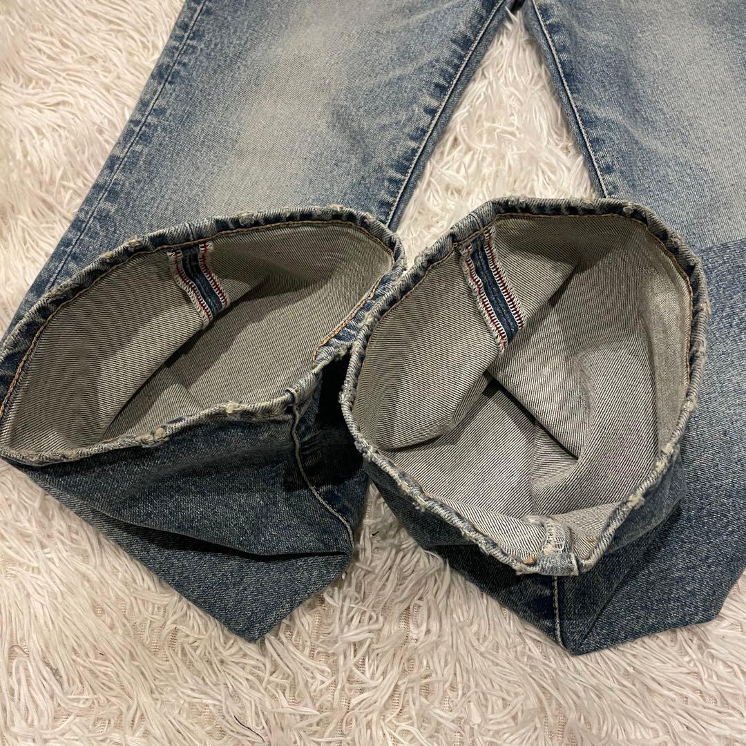 日本製　MOUSSY マウジー　MVS FLARE デニムパンツ　24インチ