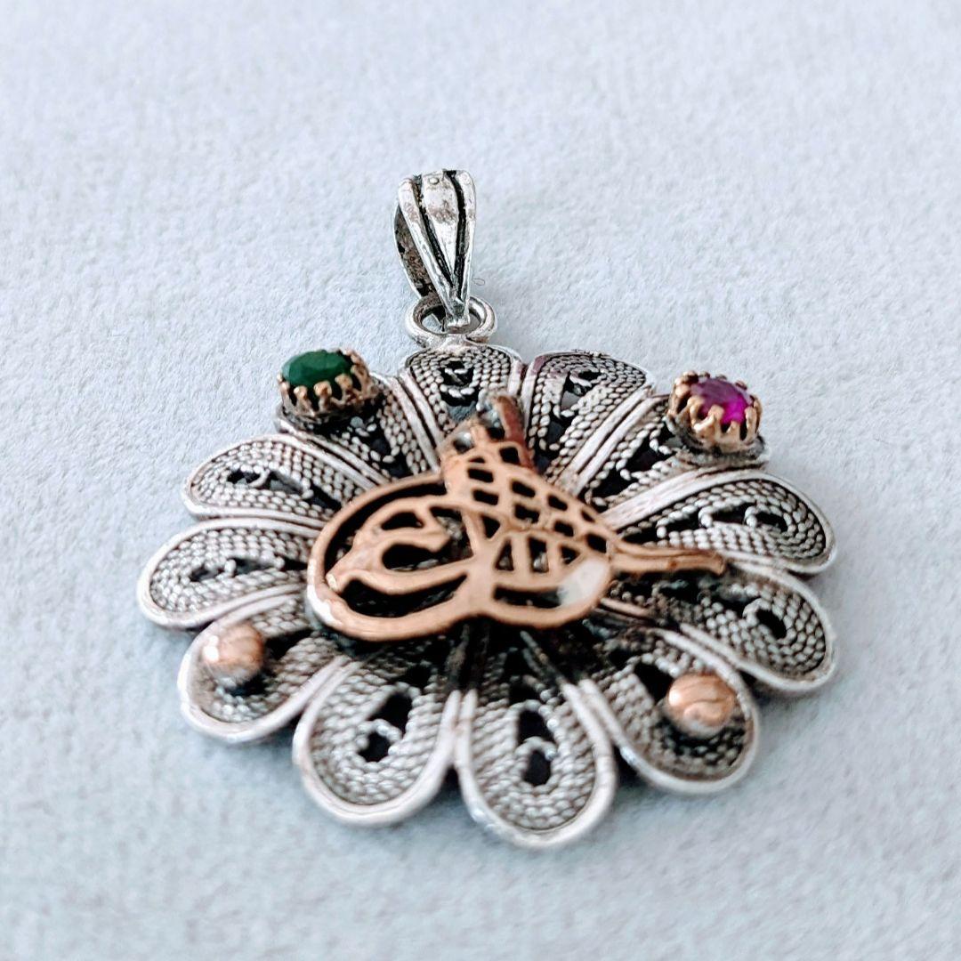 トルコ製 オスマントルコスタイル ペンダントトップ シルバー925