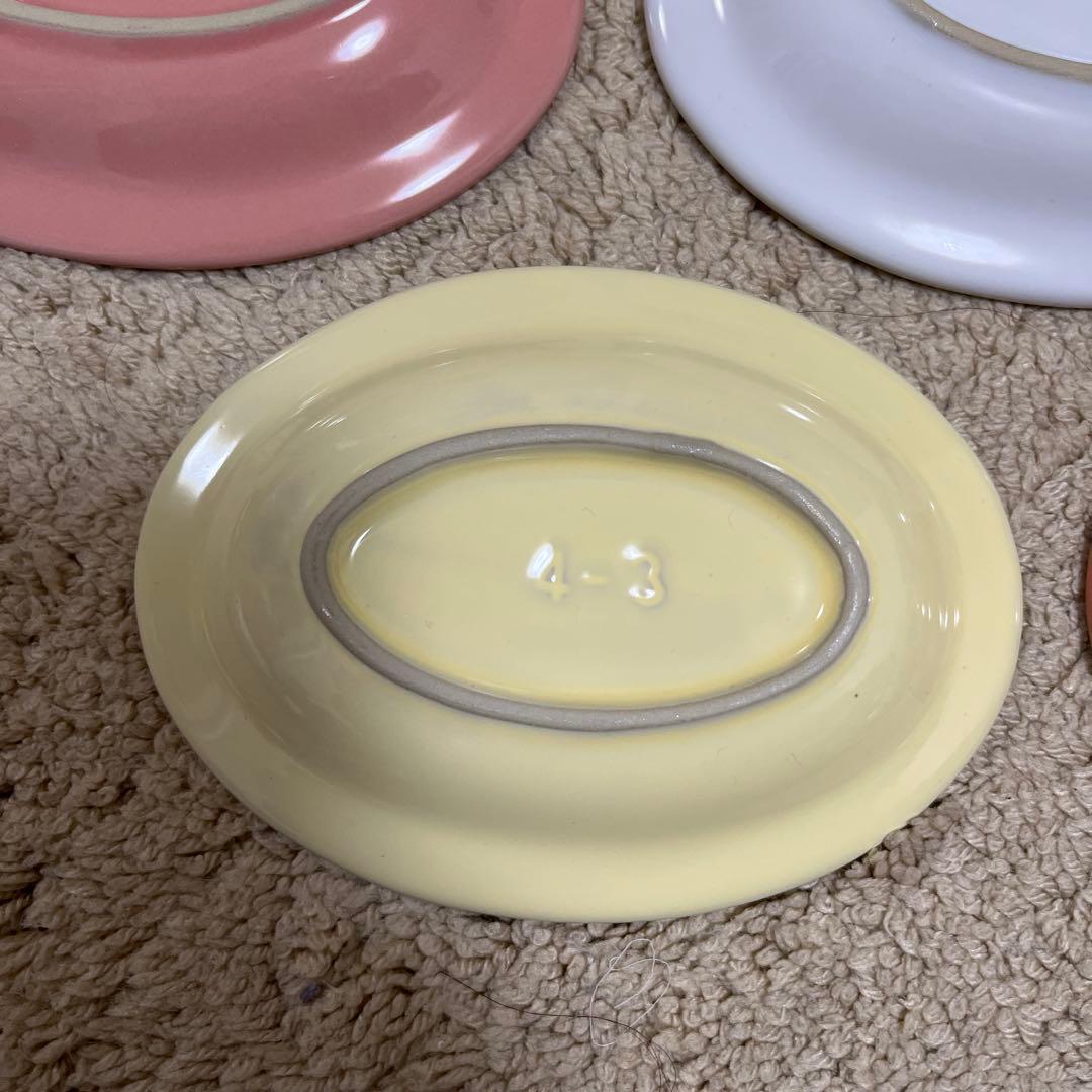 LE CREUSET ミニ・オーバル・プレート（5枚セット）ホリデーブランチ