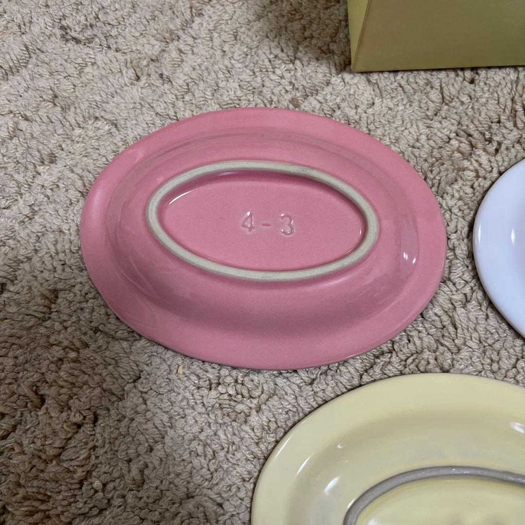 LE CREUSET ミニ・オーバル・プレート（5枚セット）ホリデーブランチ