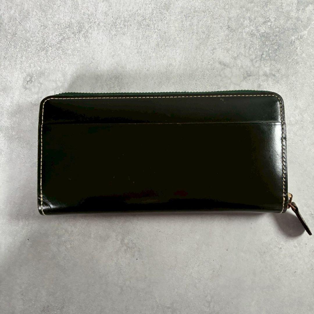 ガンゾー Ganzo コートバン ダークグリーン ラウンドファスナー 緑