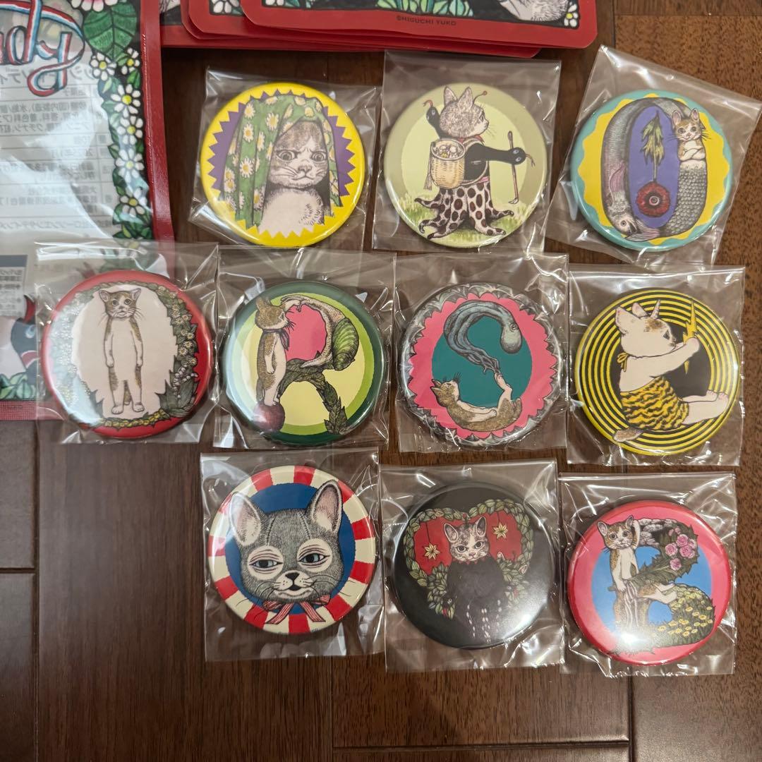 LAWSON × HIGUCHI YUKO 缶バッジ 10個 コンプリート