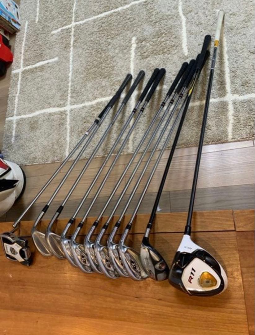 ゴルフセット　メンズ　adidas、TaylorMade ゴルフバッグ付き