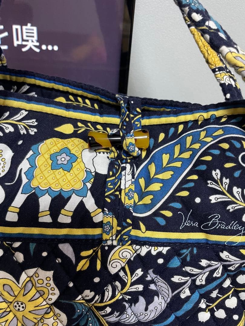 vera bradley 花柄キルティングトートバッグ　ランチバッグセット